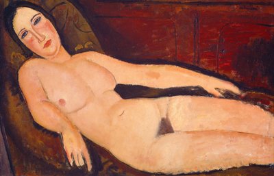 Desnudo en un Diván de Amedeo Modigliani